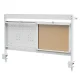 Ergo Office ER-301 W Desk Organizer / Partition, 1116mm, White