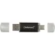 USB Flash Drive Intenso Twist Line 256GB USB 3.2 Gen 1 USB-C & USB-A Anthracite