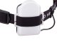 Headband Magnifier with 2 LED Lights, 5 Lenses for Repair & Crafts, White-Black