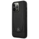 Mercedes iPhone 15 Pro Max Case Leather Urban Line, Black