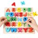Wooden Puzzle Alphabet Letters Science Jhtoy-330