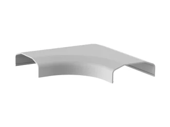Maclean MC-697 Corner Cable Management Cover, White