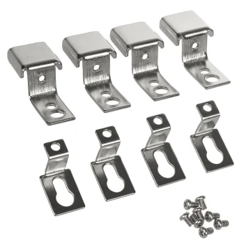 Maclean MCE546 Mounting Brackets for LED Panels, Z-shape, 4 pcs