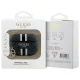 Guess AirPods Pro 2 Case 4G Printed Stripes Charm, Black