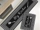 Kitchen Rug Set of 2 Non-Slip Cushioned Floor Mats for Kitchen Floor Runner, Black