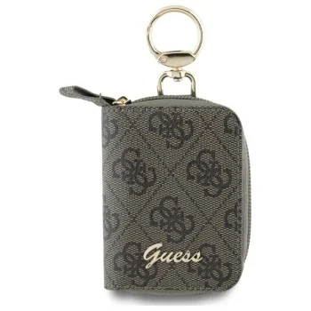 Guess 4G Triangle Cable Pouch GUABP4DPTW Brown