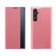 New Sleep Flip Case for Samsung Galaxy S25 Edge Pink