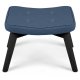 Sofotel Norse Scandinavian Footstool and Pouf, Navy Blue