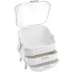 Cosmetic Makeup Organizer Container Jewelry Storage Box, White