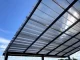 Profiled polycarbonate roof sheet DIAMOND TILE EFFECT 2.8 mm, 0.954 x 3 m, grey