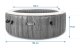 Надувной СПА-бассейн с гидромассажем Intex 28440, 4 места, 196x71 см, серый