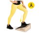 4Fizjo 1426 Wooden Stretching Platform Slant Board, Light Brown/Black