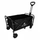 Ikonka LUARO Foldable Transport Cart 100L, Black