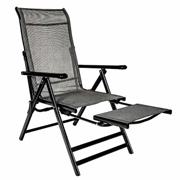 Garden Lounger Chair with Footrest