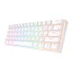 Mechanical keyboard Royal Kludge RK61 RGB, brown switch (white)