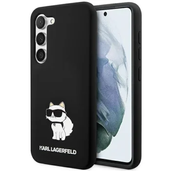 Karl Lagerfeld Samsung Galaxy S24 Case Silicone NFT Choupette, Black