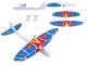 Illuminated Polystyrene Aeroplane Glider with an Electric Motor USB LED