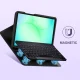 Tech-Protect SC Pen Tablet Case with Keyboard for Samsung Galaxy Tab A9 / A11 8.7, Black