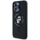 Apple iPhone 15 Pro Max 6.7\'\' Karl Lagerfeld Karl&Choupette Glitter MagSafe Cover Case, Black