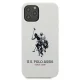 Apple iPhone 12 Pro Max 6.7\'\' US Polo Silicone Collection Case Cover (USHCP12LSLHRWH), White