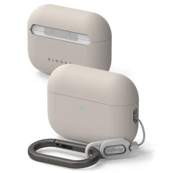 Ringke Silicone Case for AirPods Pro 3, Beige