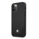 BMW iPhone 12 / 12 Pro Case Leather Perforate, Black