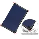Samsung Galaxy Tab A 8.0\'\' 2019 (SM-T290, SM-T295) Trifold Stand PU Leather Hard Protective Cover Case, Blue