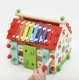 Kruzzel 00022564 Wooden Educational House for Kids