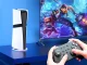 PS5 Vertical Cooling Stand for Pro and Slim with LED, White
