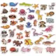 Kruzzel 00022616 Fridge Magnets - Animals, 40 pcs