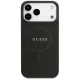Guess Saffiano Classic Logo MagSafe Case for iPhone 17 Pro Max / 18 Pro Max - Black