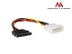 Maclean MCTV-633 Power Adapter Cable, Molex to SATA, 15cm