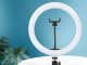 LED Ring Light with 100cm Tripod Stand and Phone Holder, 3 Light Modes
