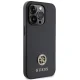 Guess 4G Strass Metal Logo Case for iPhone 15 Pro Black
