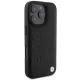 BMW iPhone 16 Pro Case Leather Hot Stamp MagSafe, Black