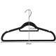 Clothes Hangers 20 pcs Black Ruhhy