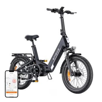 ENGWE L20 3.0 Pro 250W 20" Folding Electric Bike, Black