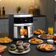 Air Fryer with Touchscreen Berdsen BD-656, 9.1 L, 1700 W, Silver