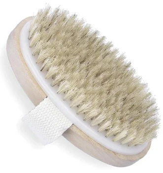 Wooden Dry Body Brush for Anti-Cellulite Massage