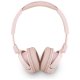 Guess Metal Logo Script Over-Ear Headphones - Pink