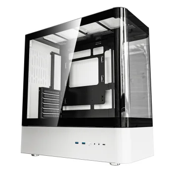 DarkFlash HM1 Midi Tower PC Case Black and White