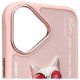 Nimmy Glasses Cool Cat Case for iPhone 16, Pink