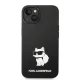 Karl Lagerfeld Silicone Choupette MagSafe Case for iPhone 14 Plus, Black