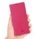 Huawei P Smart Z / Y9 Prime 2019 VILI DMX Cross Texture Leather Wallet Cover Case, Rose