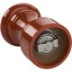 Peugeot Bistro Pepper Mill 10 cm, Lacquered Wood, Terracotta
