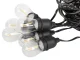 Garden String Lights 10 LED E27 Bulbs, 10m, Warm White