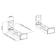 Adjustable Soundbar Wall Mount Bracket Maclean MC-932, Black