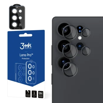 3mk Lens Protection Pro Camera Glass for Samsung Galaxy S25 Ultra Black