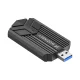 Wozinsky WAX-1800 WiFi 6 USB 3.0 Wireless Network Adapter, Dual-Band 1800 Mbps, Black