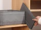 Textile Organizer for Clothes and Underwear, Grey, 28x28x13 cm